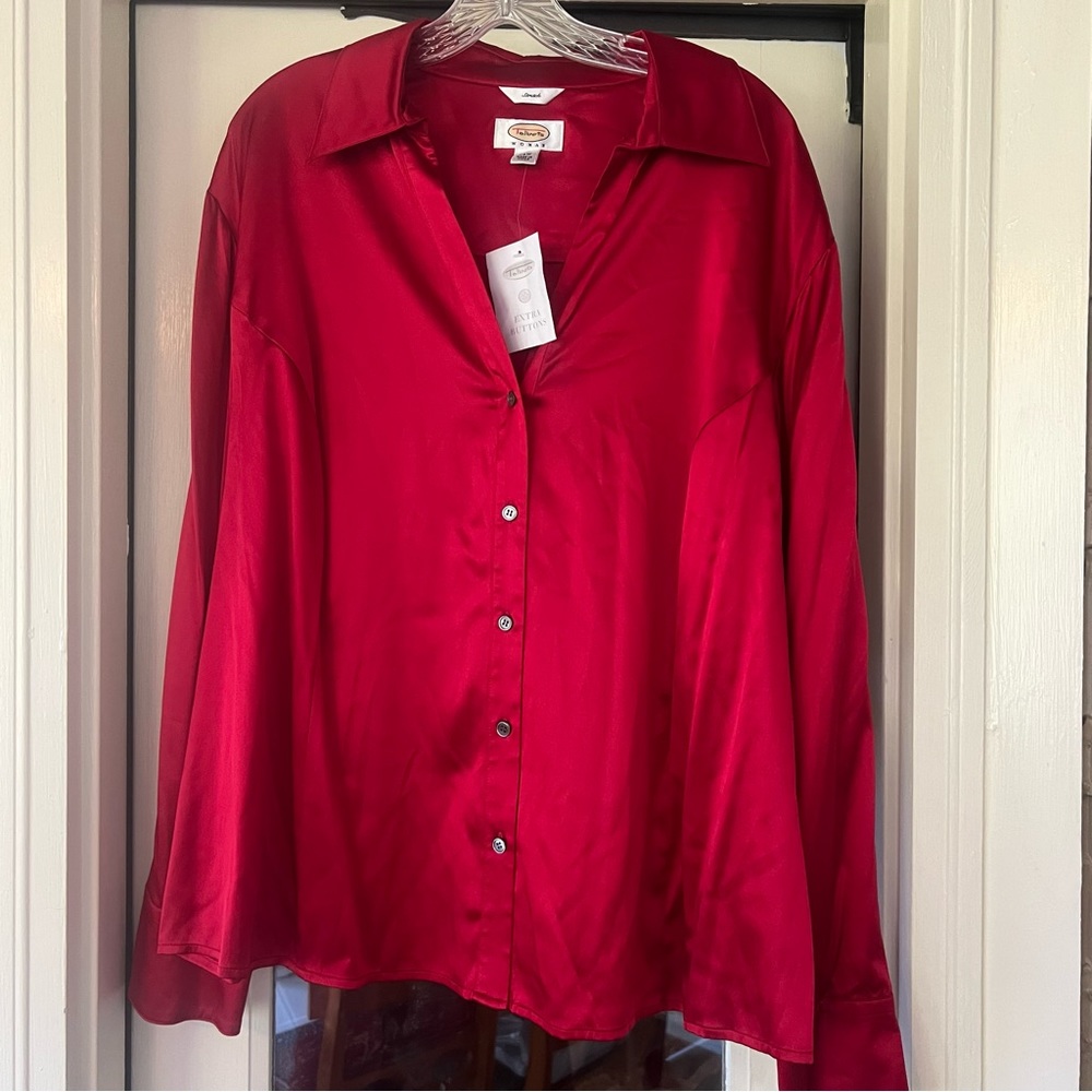 Talbots Silk Button down blouse